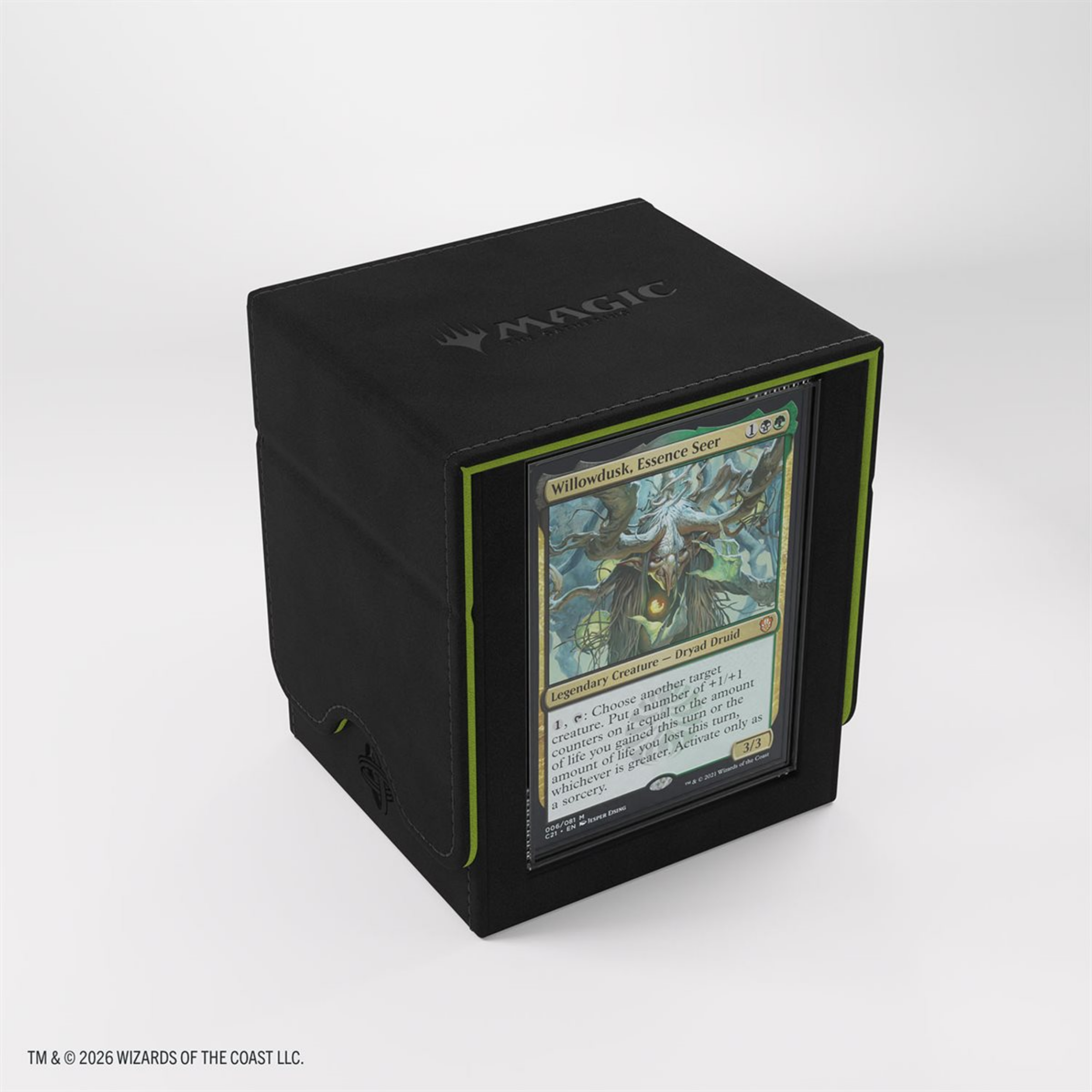 Gamegenic Secrets of Strixhaven Squire Plus XL (100ct): Black/Green